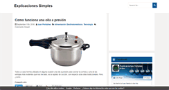 Desktop Screenshot of explicaciones-simples.com